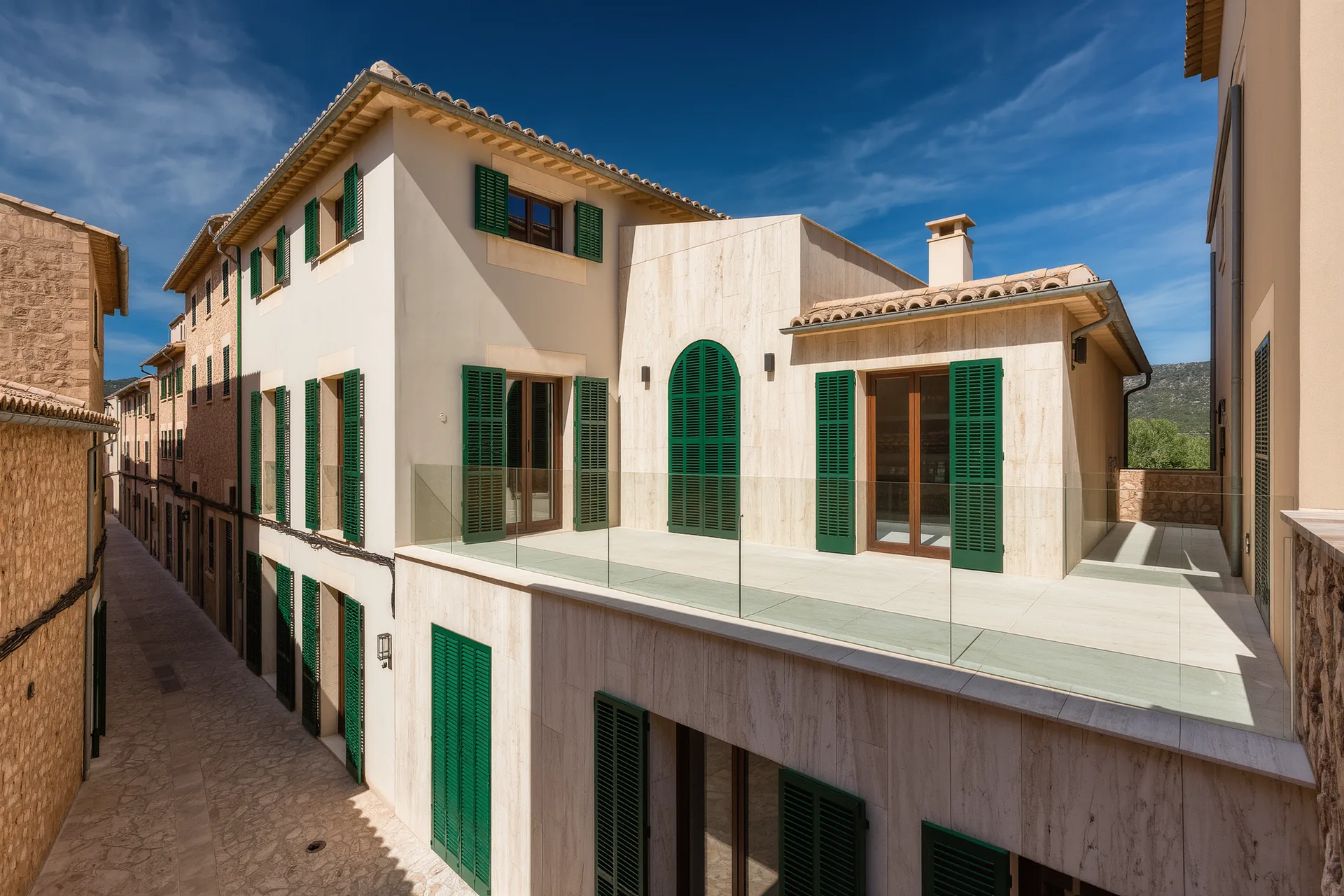 Historische Architektur und charmante Häuser in Valldemossa